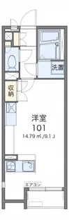 ガルデニア【2階】の間取り