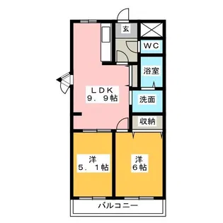 ルミナス【1階】の間取り