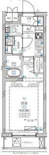 ディアレイシャス溝の口【1階】の間取り