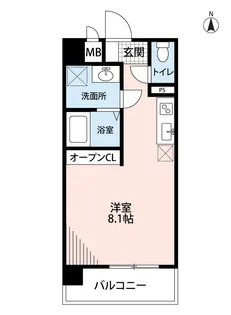 CHAINON薬園【2階】の間取り
