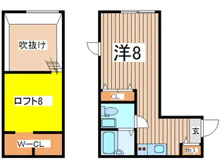 プリマ十弐番館【2階】の間取り