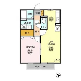 ガーデンシティ【2階】の間取り