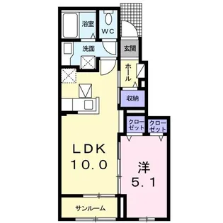 KIZUNA I【1階】の間取り