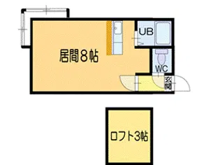 アムス桜D【2階】の間取り