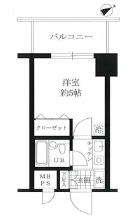 信開トピア足羽【3階】の間取り