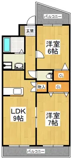 ファーストパレス【1階】の間取り