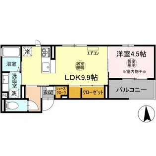 サンプラム【3階】の間取り