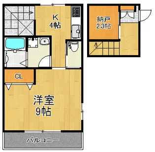メゾンベール【2階】の間取り