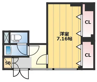 スウィングビル【1階】の間取り
