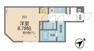 カインドネス相模原氷川町II【3階】の間取り