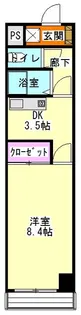 ヴェルドミール【3階】の間取り