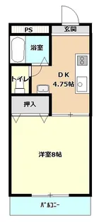 アースウェル【5階】の間取り