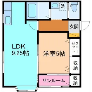 サン・ディアリーII【1階】の間取り