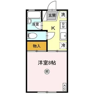 セジュールハイツ【1階】の間取り