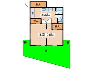 武藤アパ-ト【1階】の間取り