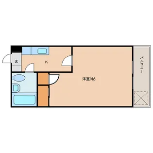 大津コーポ【2階】の間取り