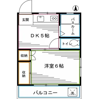 東京都杉並区阿佐谷北3【アパート】の間取り
