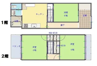 静岡県静岡市駿河区曲金2【一戸建】の間取り