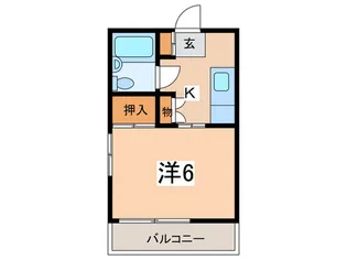 エヌハイツ【2階】の間取り