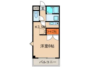 ラフォーレK【3階】の間取り