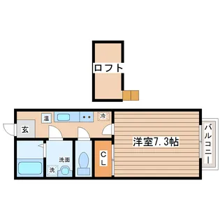 ディオール壱番館【1階】の間取り
