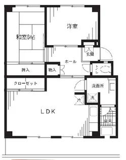 兵庫県西宮市上葭原町【マンション】の間取り