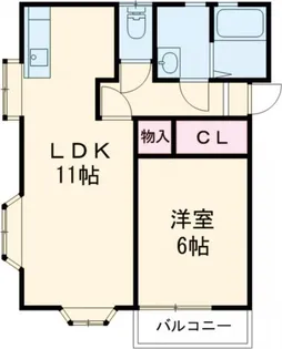 ナユタ石川【2階】の間取り