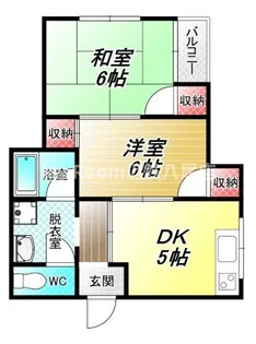 ビートル山本北C棟【2階】の間取り
