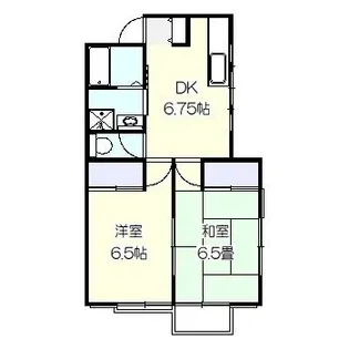 神奈川県平塚市纒1【アパート】の間取り