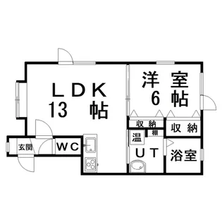 カーサ光和5号館【1階】の間取り