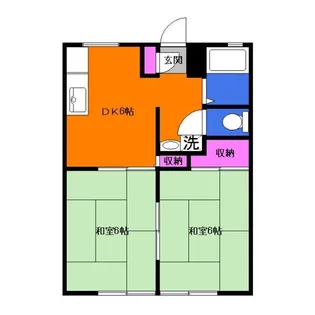 サンライフ川口【1階】の間取り