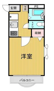 セントリヴィエール南方【1階】の間取り