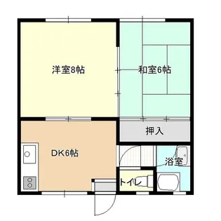 ホワイトパレス【2階】の間取り