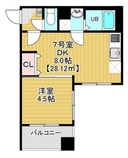 ステイビルII【5階】の間取り