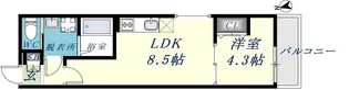 badge tomoi Est2【1階】の間取り