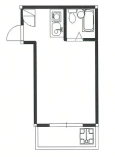 ホワイトキャッスル新宿B棟【4階】の間取り