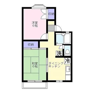 ハイム・リーヴェンデールC【2階】の間取り
