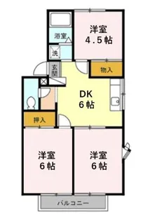 3DKの間取り画像