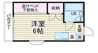 コーポ樋口【1階】の間取り