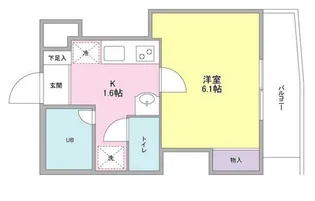 エメラルドマンション3【1階】の間取り