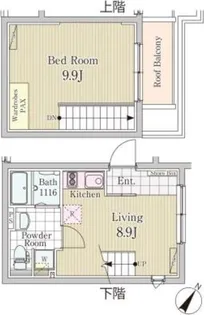 LAPiS白金高輪の間取り