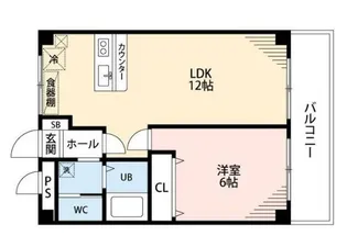 フローレス壱番館・弐番館【1階】の間取り