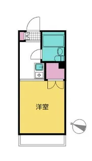 サンアベニューめじろ台【1階】の間取り