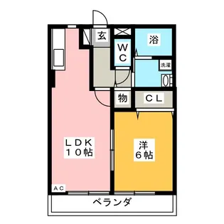 アルファーII【2階】の間取り