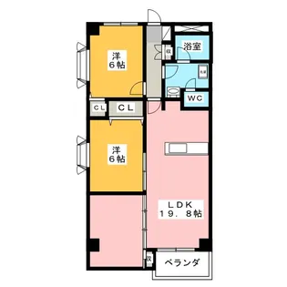 長野県松本市蟻ケ崎3【マンション】の間取り