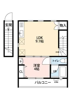 ロイヤルハイム1号館【2階】の間取り