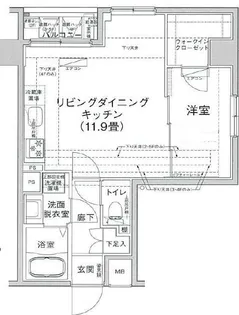 東京都墨田区東向島4【マンション】の間取り
