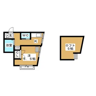 コーポ戸澤【2階】の間取り