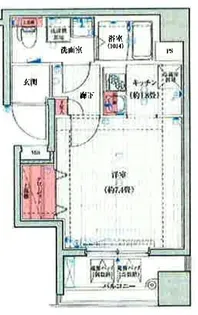 プレール・ドゥーク浅草II【4階】の間取り