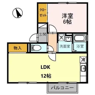 アゼリア【1階】の間取り